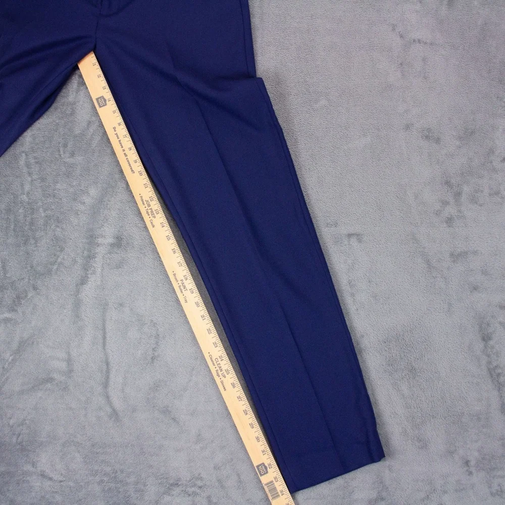 NWT J.Crew Bowery Slim Fit Wool Dress Pants Mens 34x34 Blue $128 MSRP